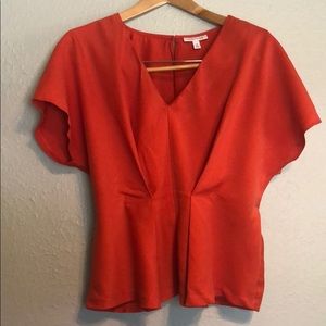Prologue Orange Peplum Top
